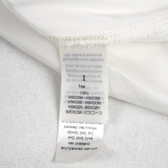 Forte Forte Italy Shining Satin Tank Top in White Size 1 (US Size 4) - NWT - Picture 7 of 7